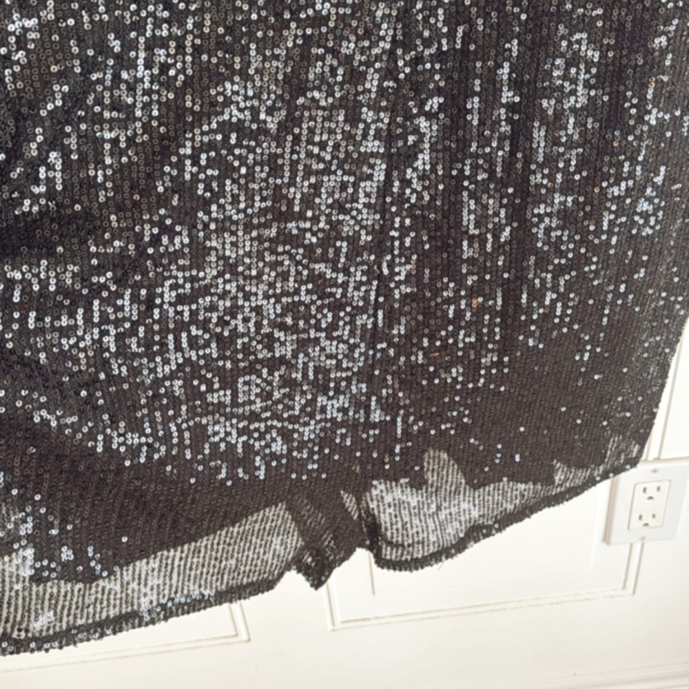 Elegant Black Sequin romper - Picture 3 of 4